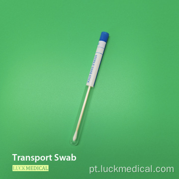 Transporte Tubo Swab Tubo de madeira Dica de algodão